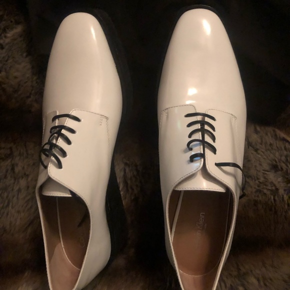 NWT! Calvin Klein MARS SPAZZOLATO LEATHER OXFORD - Picture 5 of 8